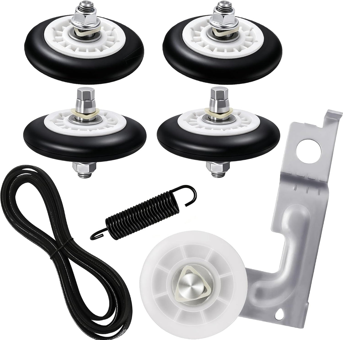 DLGX3371W DLEX4270V DLE1501W DLE4970W DLEX2501V DLGX3571W DLEX3570W DLE7200VE Dryer Roller Repair Kit Fit For L.G DLG3171W DLGX3371V DLGX7701VE DLGX4271W DLEX2501W DLG3401W DLEX7800WE