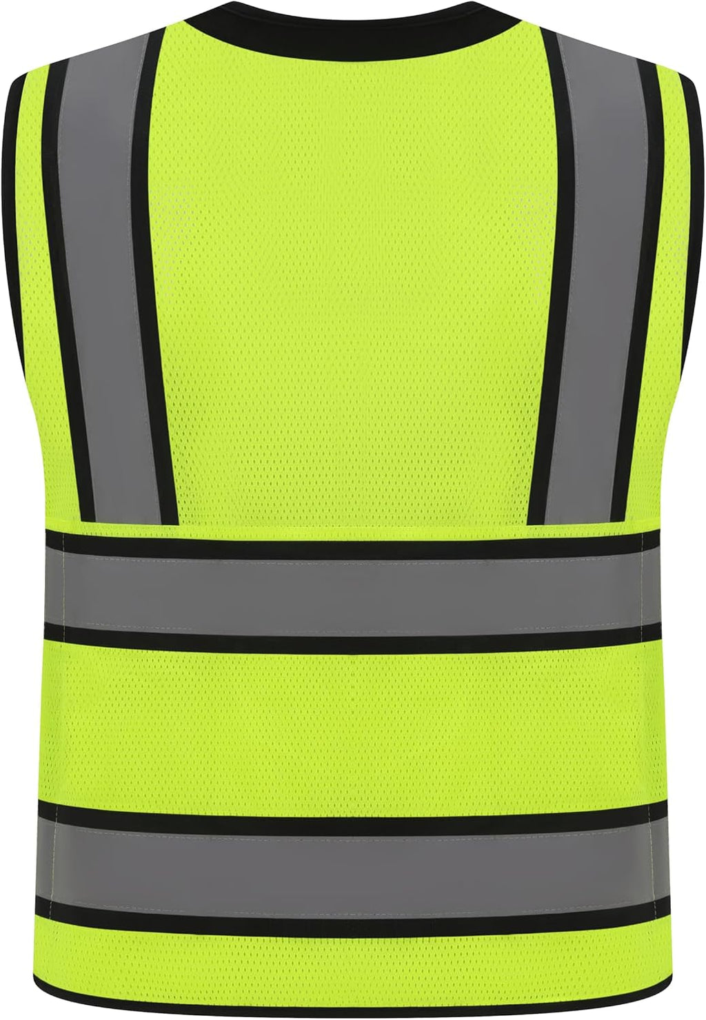 Class 2 High Visibility Reflective Safety Vests Women & Men | With 15 Pockets And Zipper Front,Meets Ansi/Isea Standards