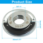 Dijedev Angle Grinder Nut, 2Pcs, Silver