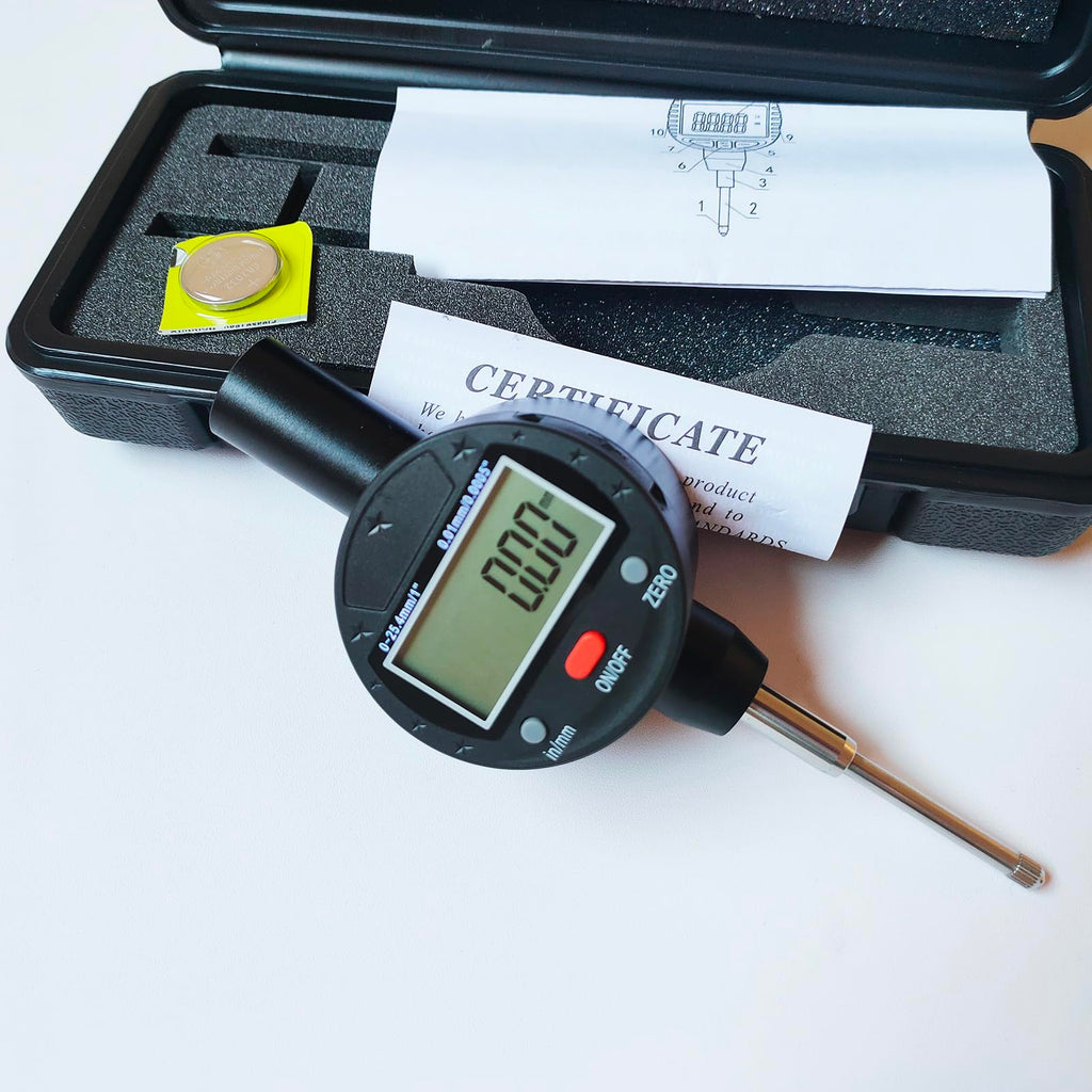Electronic Digital Dial Indicator Accuracy 0.01mm/0.0005inch