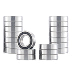 XIKE 6005-2RS Sealed Deep Groove Ball Bearings, 25x47x12 mm, 20-Pack