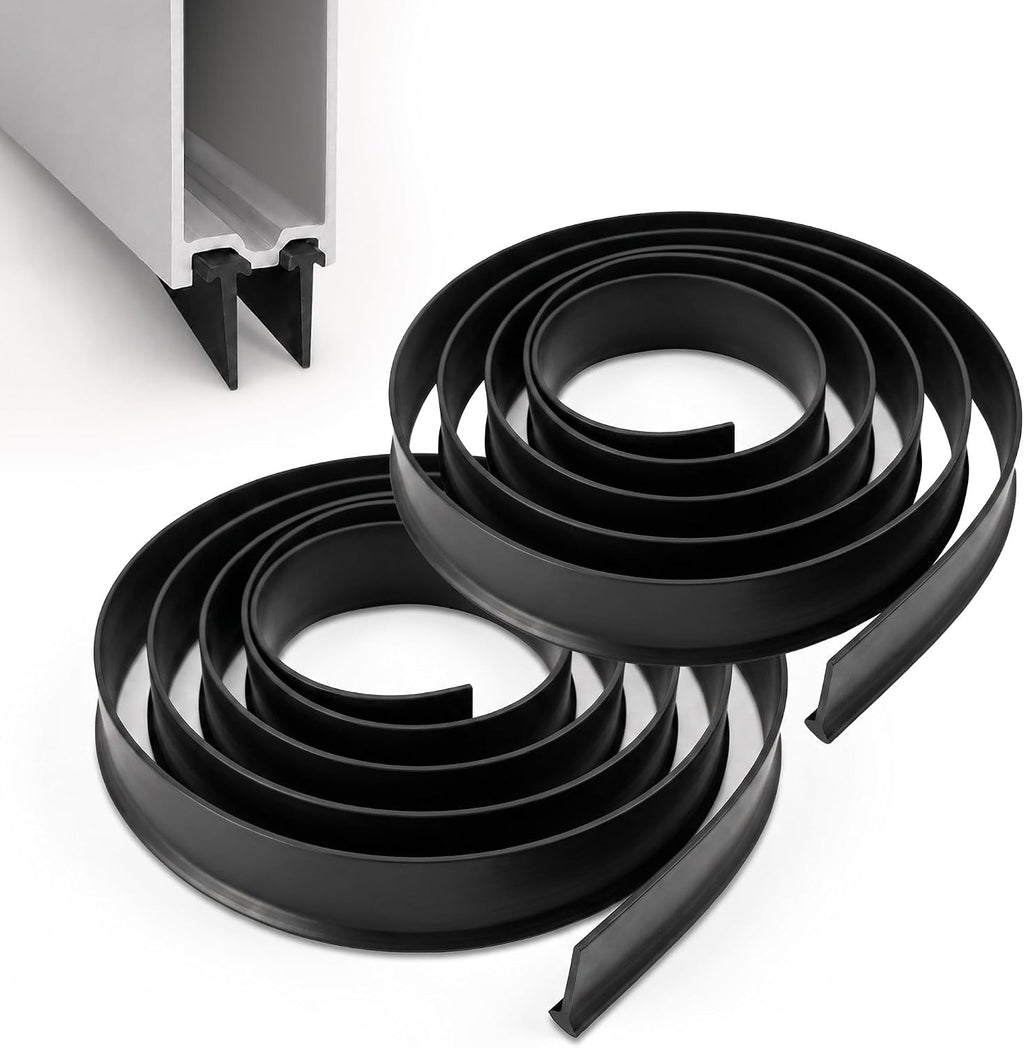 2-Pack Replacement for Andersen Storm Door Bottom Sweep,Black