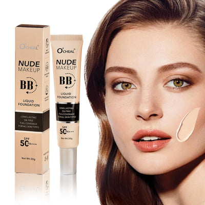 Full Coverage BB Cream Foundation with SPF 50+++ (Natural)