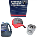 OEM Evinrude Johnson BRP Fuel Filter for 5/16" In - 3/8" Out, 74 Micron - 435918