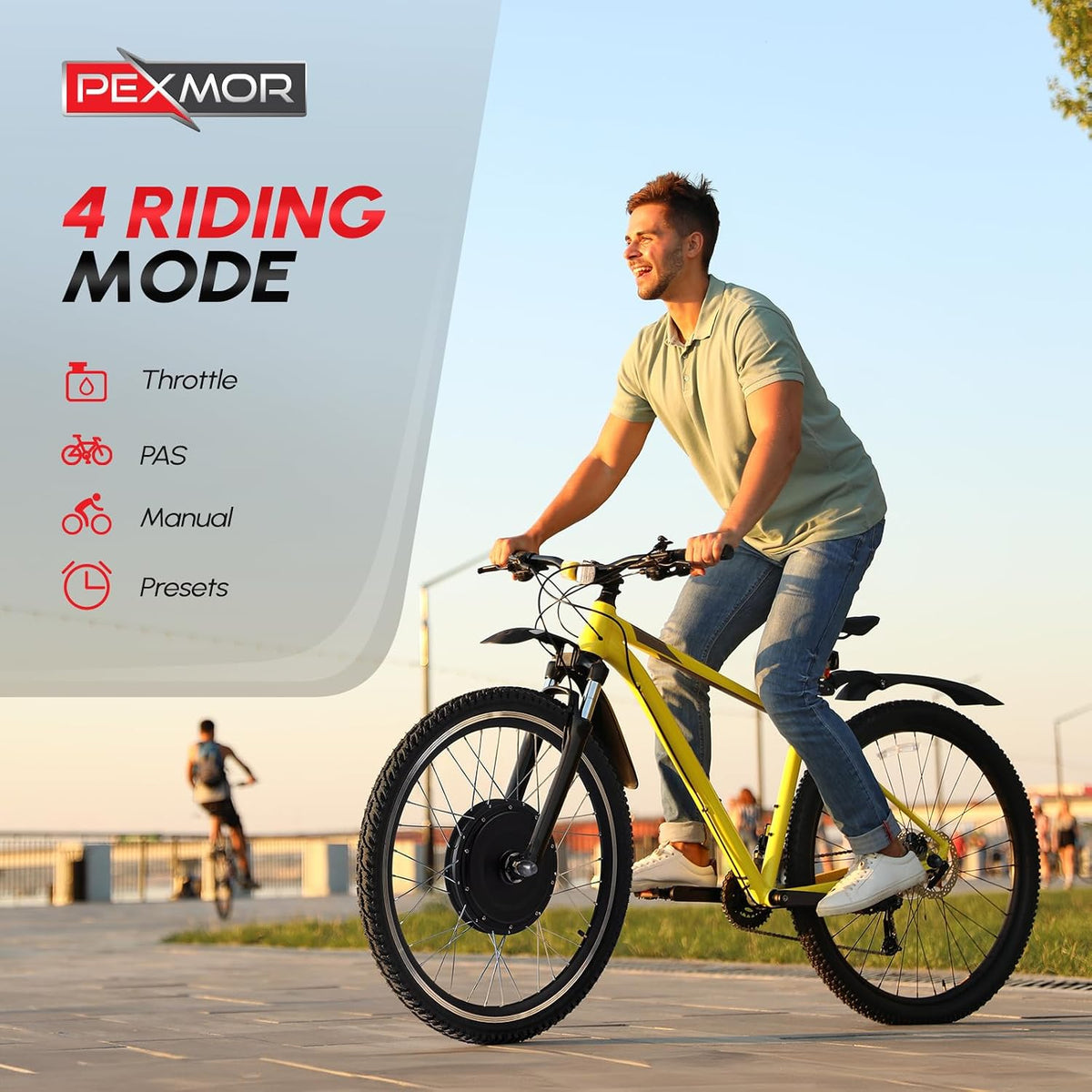 Electric Bike Conversion Kit, 20" Front Wheel Adult E-Bike Conversion Kit, 36V 750W Ebike Hub Motor Kit Upgrade 3