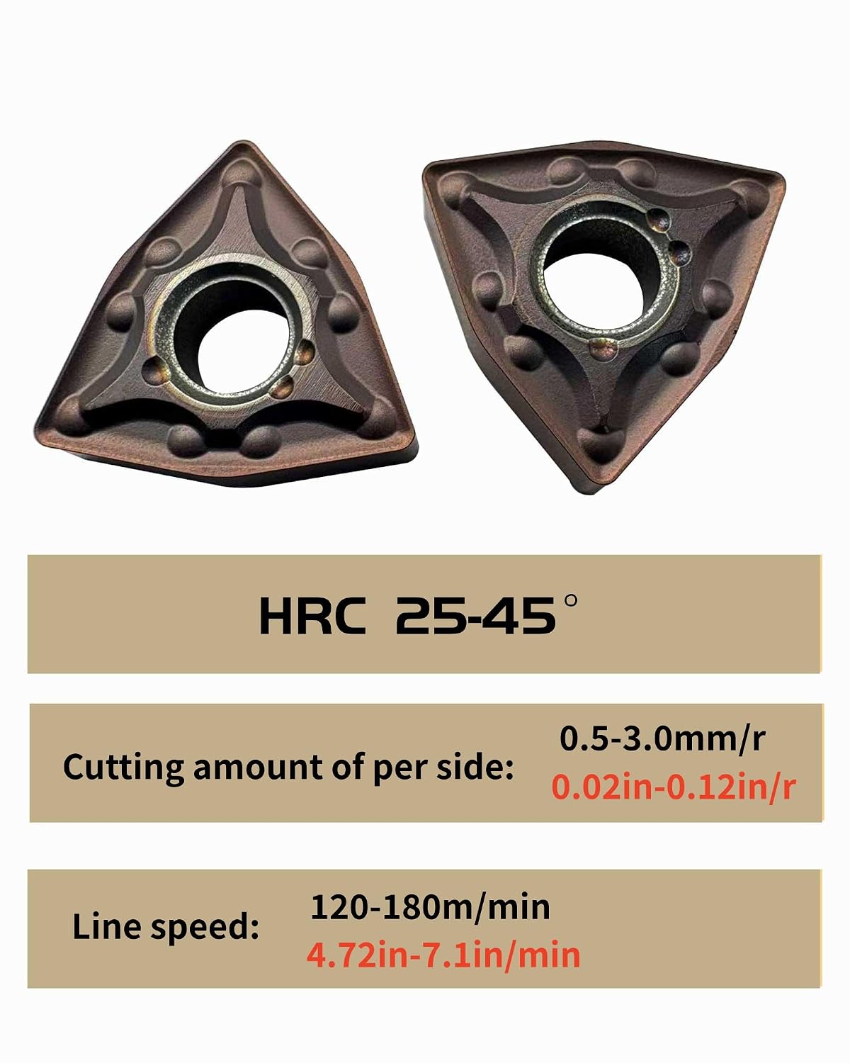 WNMG432 WNMG080408 External Carbide Turning Inserts Rough Semi Finishing
