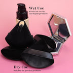 Powder Puff, 12pcs Face Triangle Powder Puffs for Loose & Foundation