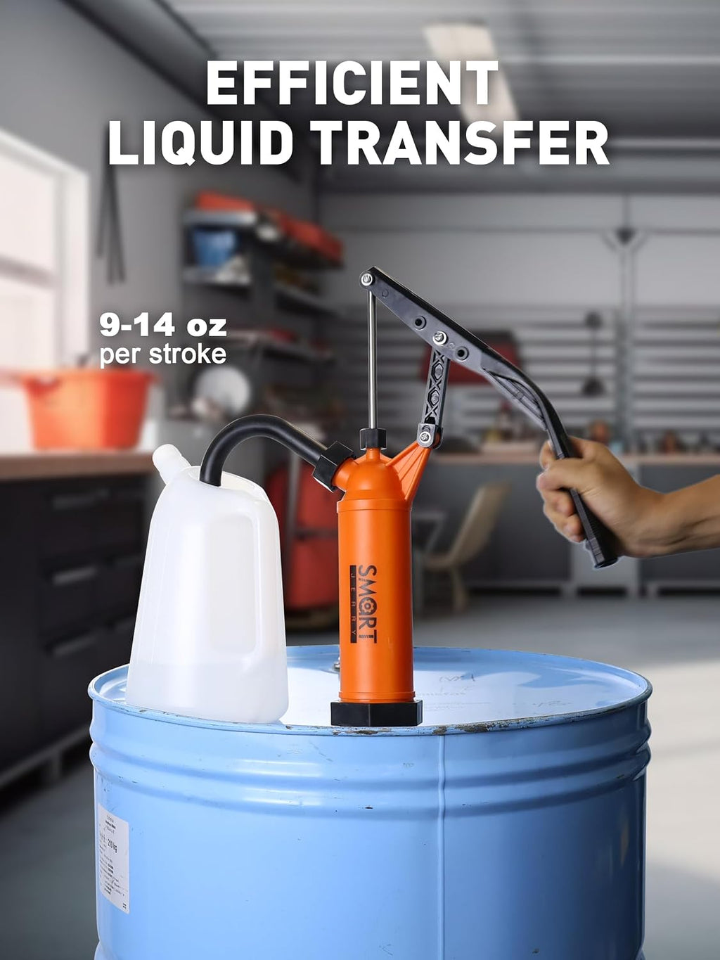55 Gallon Drum Pump for DEF, DEF Pump for 55gal Barrel, 9-14 oz per Stroke