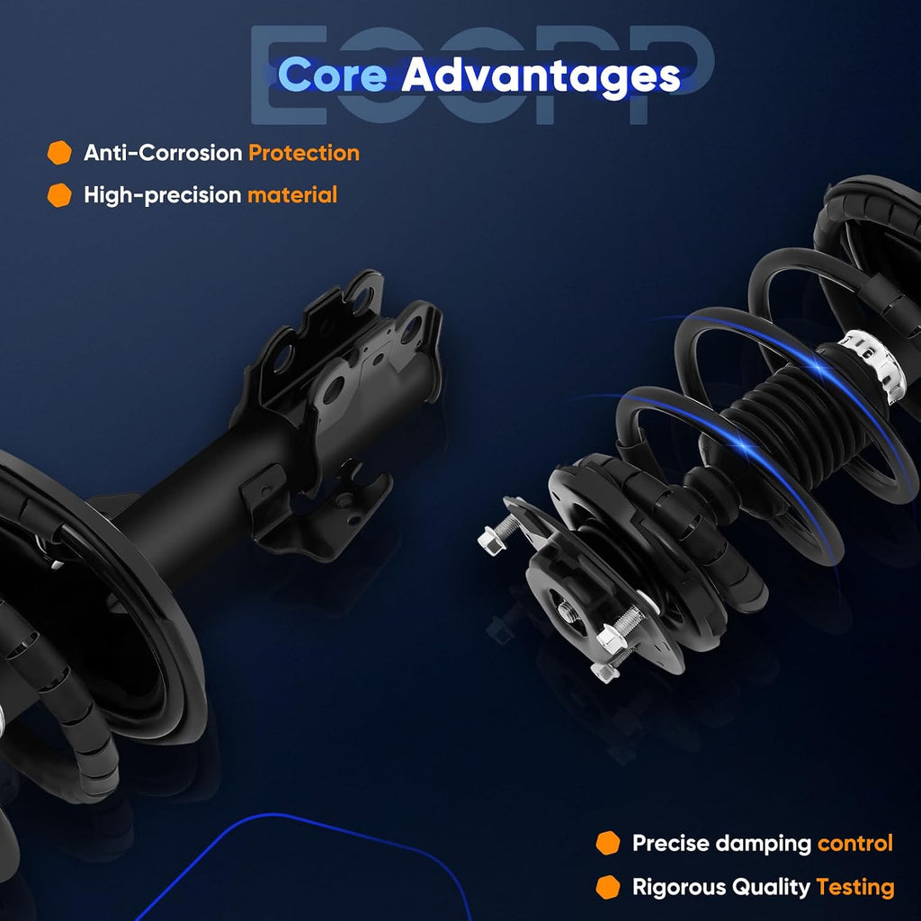 ECCPP Front Strut coil Spring for Lexus ES300 for Toyota Camry 2002-2003