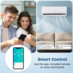 20K Dual 2 Zone Mini Split AC/Heating System