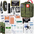 250 Pieces Survival First Aid Kit IFAK EMT Molle Pouch Survival Kit Outdoor Gear Emergency Kits Trauma Bag for