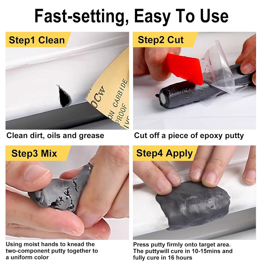 LOCBONDSO Epoxy Putty, Strong Bond Epoxy Putty Stick, Grey(2 oz.)