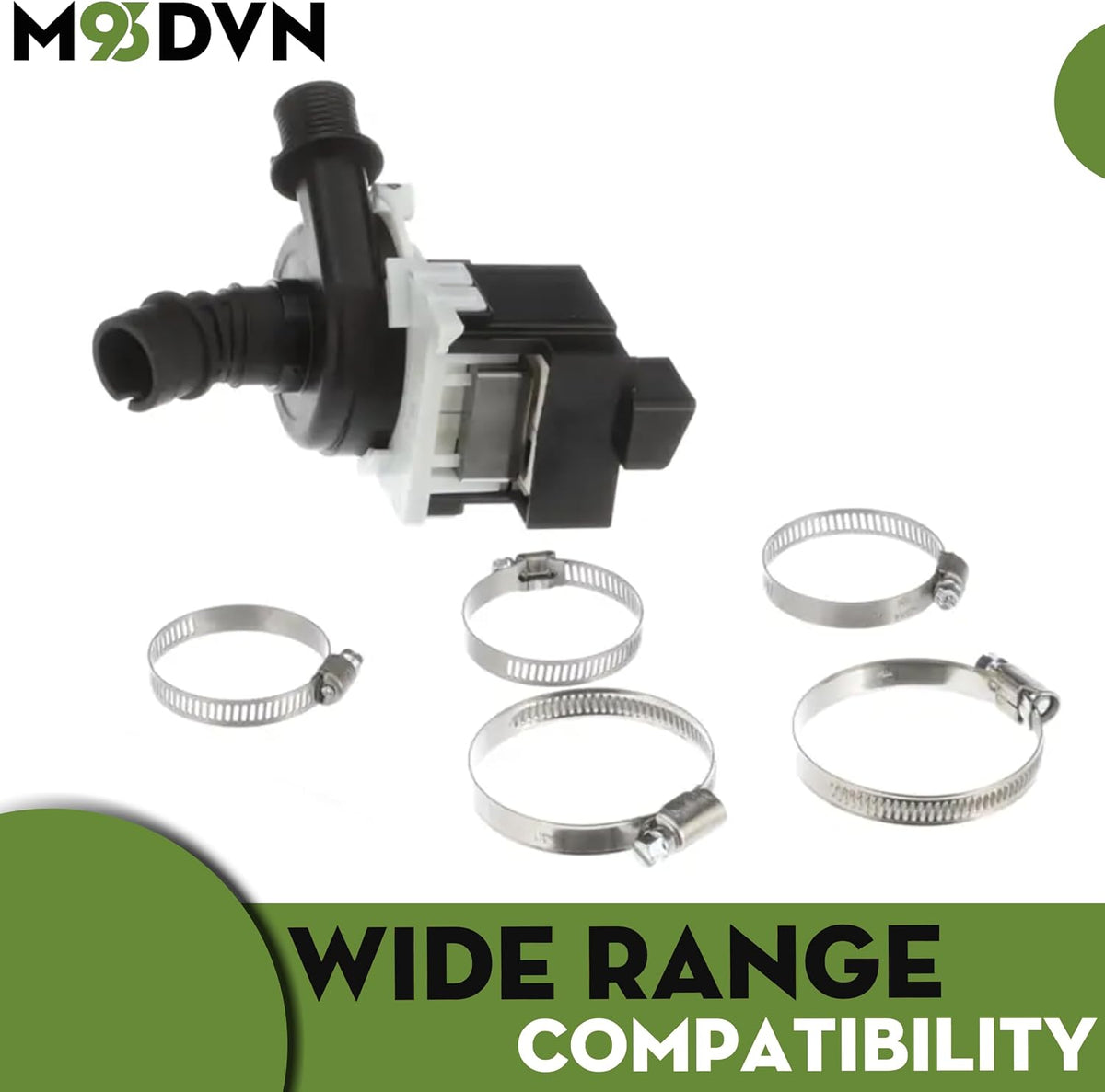Drain Pump Kit Replacement For General Electric DDT595SMJ4ES DDT595SMJ5ES DDT595SSJ4SS DDT595SSJ5SS GDF510PGM0BB GDF510PGM0WW GDF510PSM0SS GDF511PGM0BB GDF511PGM0WW GDF511PSM0SS Dishwasher