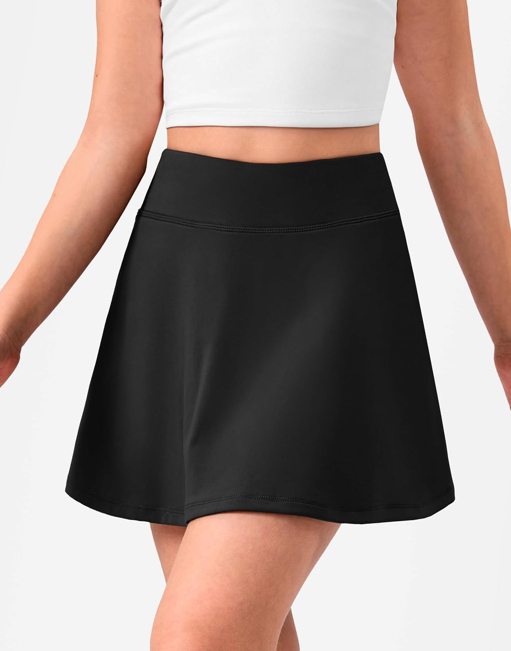 Girls Tennis Skirt with Pockets Pleated Athletic Skort Kids Golf Running School Uniform 2-in-1 Skirts Size 5-15Y