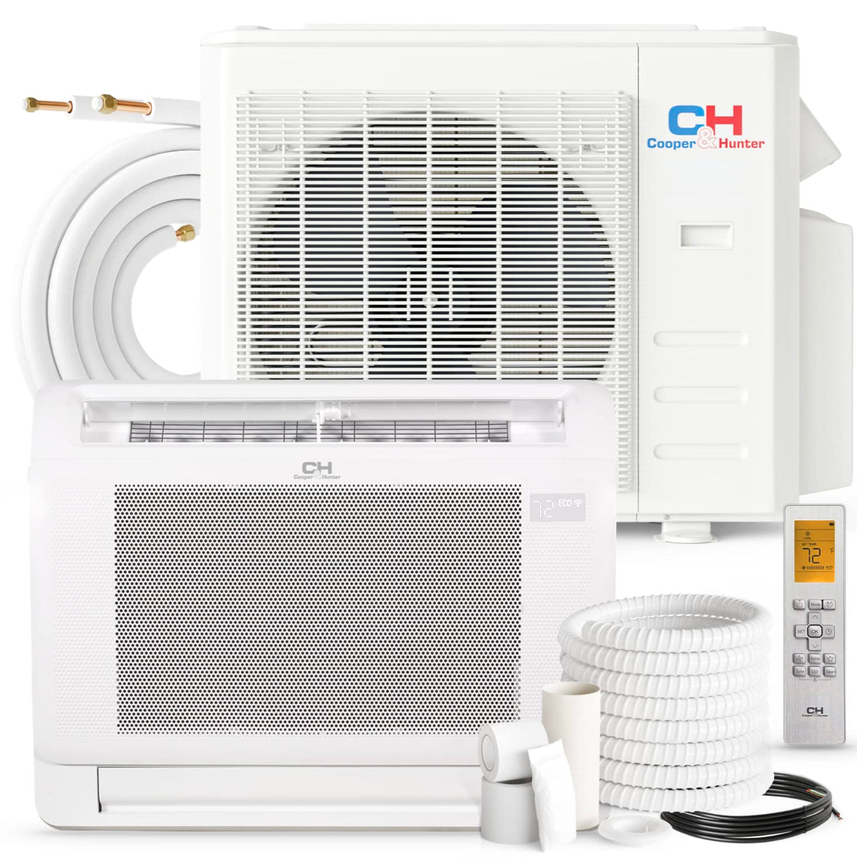 12,000 BTU 230V Floor Console Mini Split AC Heat Pump