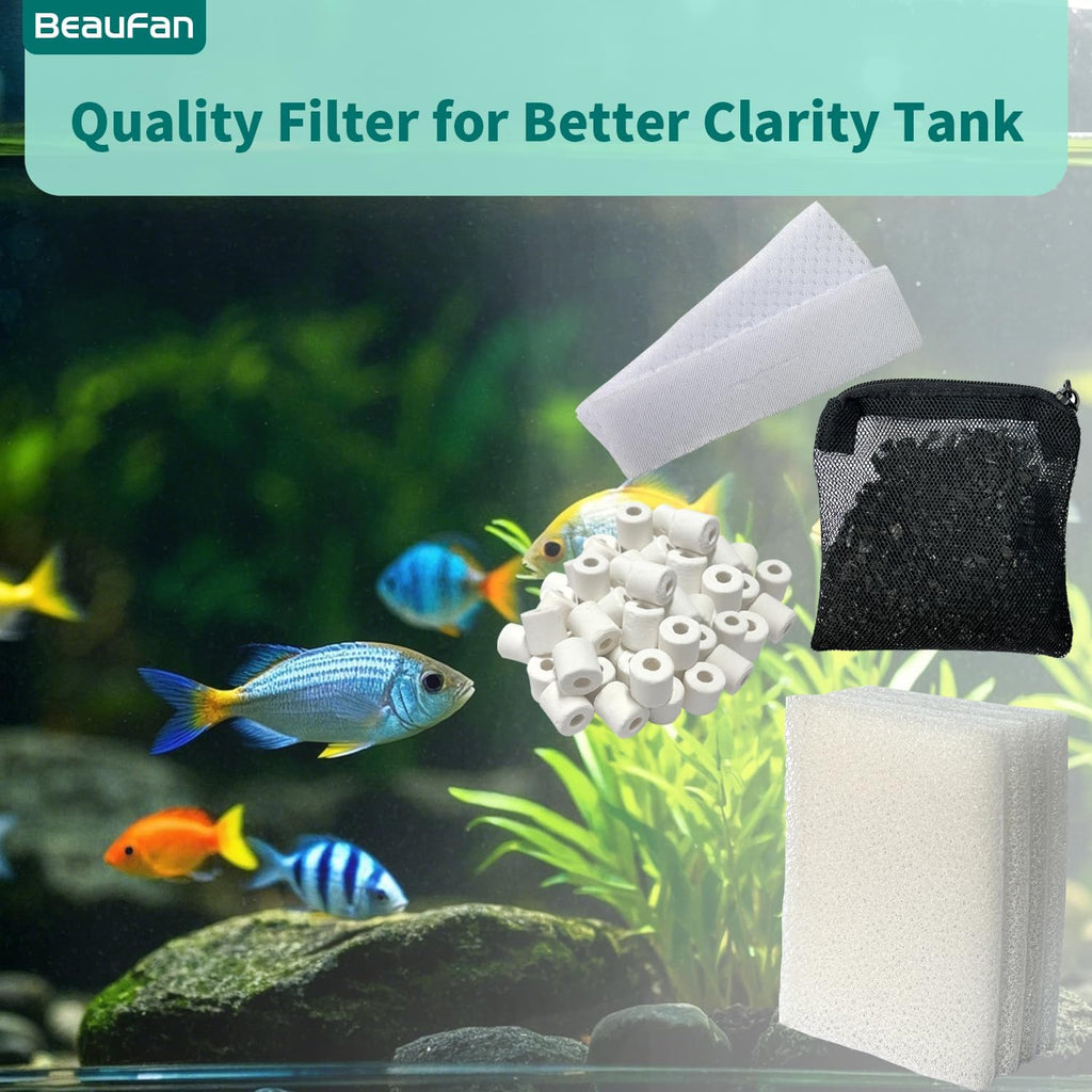 Filter Media Kits Compatible with Fluval C3 (50 Gal) Aquarium Power Filter