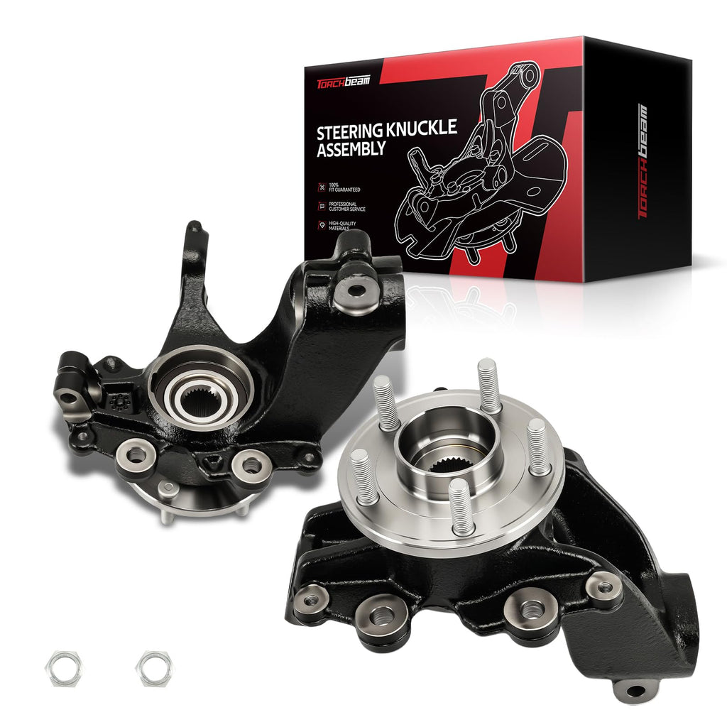 Torchbeam Front Knuckle Wheel Hub Bearing for 2012-2018 Ford Focus 2.0L