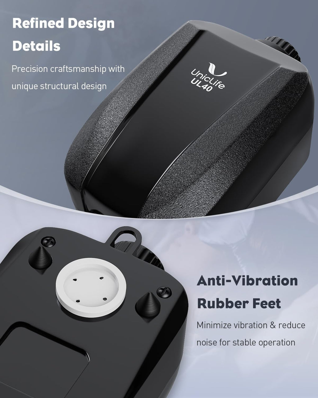 Pawfly Aquarium Air Pump with Accessories for 5-100 Gallon Fish Tank