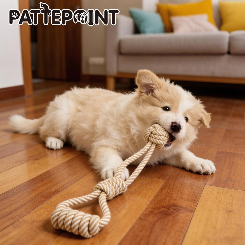 Dog Rope Toy for Small Dog 5pcs, Natural Chew Toys for Puppy, Medium Dogs