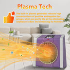 Space Heater with Remote, Digital Display with Thermostat, Violet
