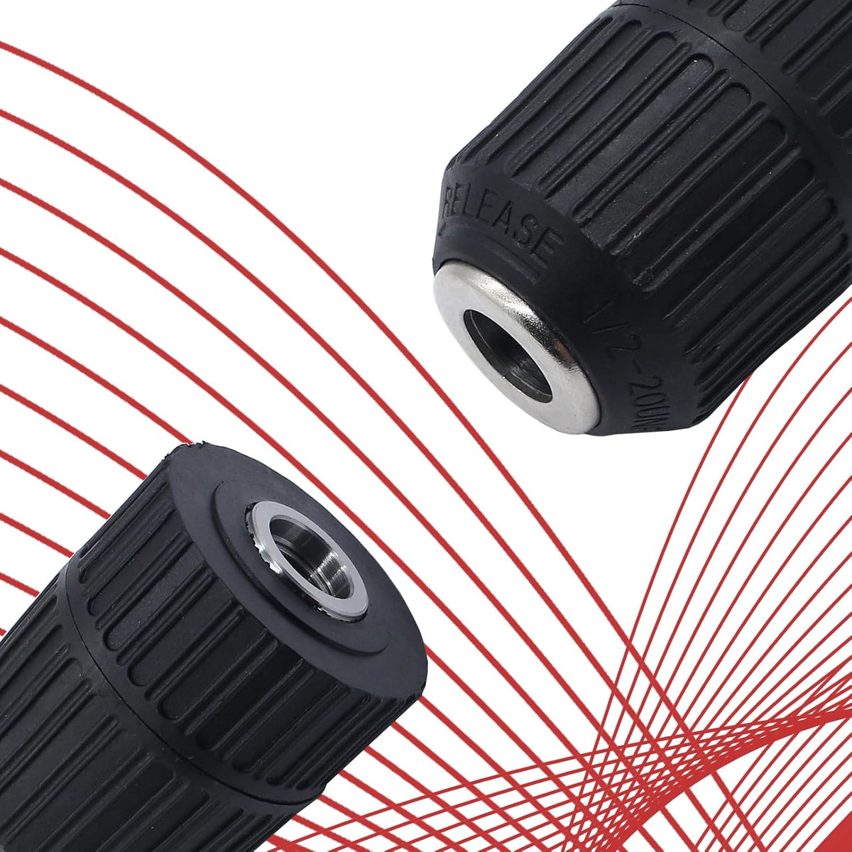 1/2" Quick Change Keyless Drill Chuck Adapter 2.0-13mm