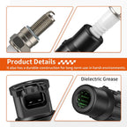 Ignition Coil For Suzuki GSX-R600 GSX-R750 GSF1250 M109R AN650 33410-24F00