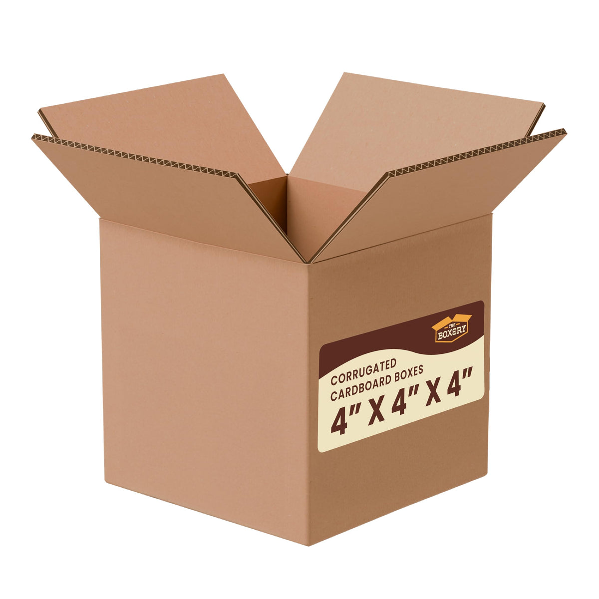 4"x4"x4" Corrugated Cardboard Boxes 25-Pack