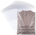 200 Count 18x24” Clear Poly Bags with Suffocation Warning Self-Sealing Plastic Bags for Shipping, Retail Packaging