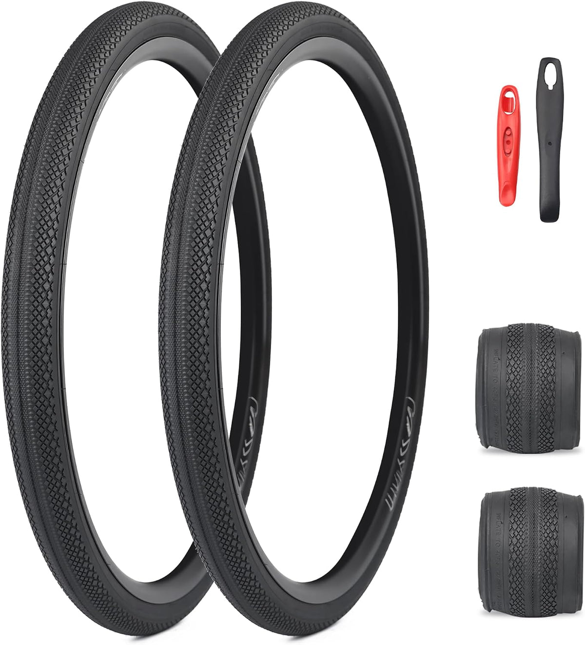 Bike Tire 700C Gravel Bike Tire Foldable 700 x 40C Tire for Road Racing Anti - Slip 40-622mm Replacement Tire for