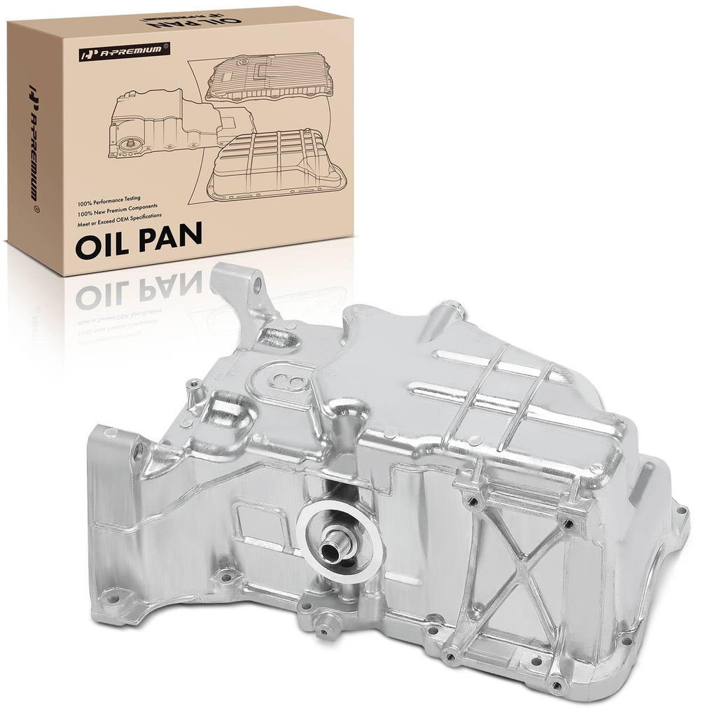 A-Premium Engine Oil Pan Sump with Drain Plug Compatible with Honda