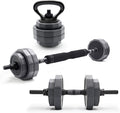 Multi-Use Adjustable Weight Set - Versatile Dumbbell, Barbell & Kettlebell for Full-Body Workouts | 45lb and 66lb