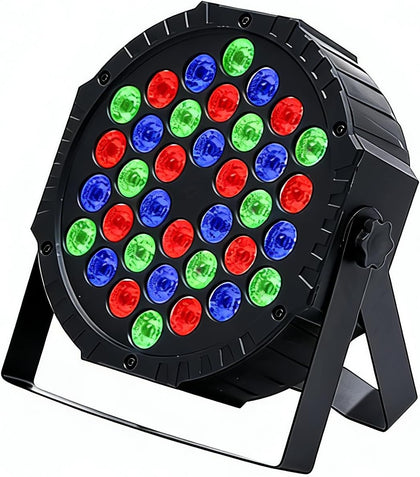 36W LED Par Light, RGB Stage Light Corded with DMX Control, Professional DJ Par Can Light for Wedding Party Club