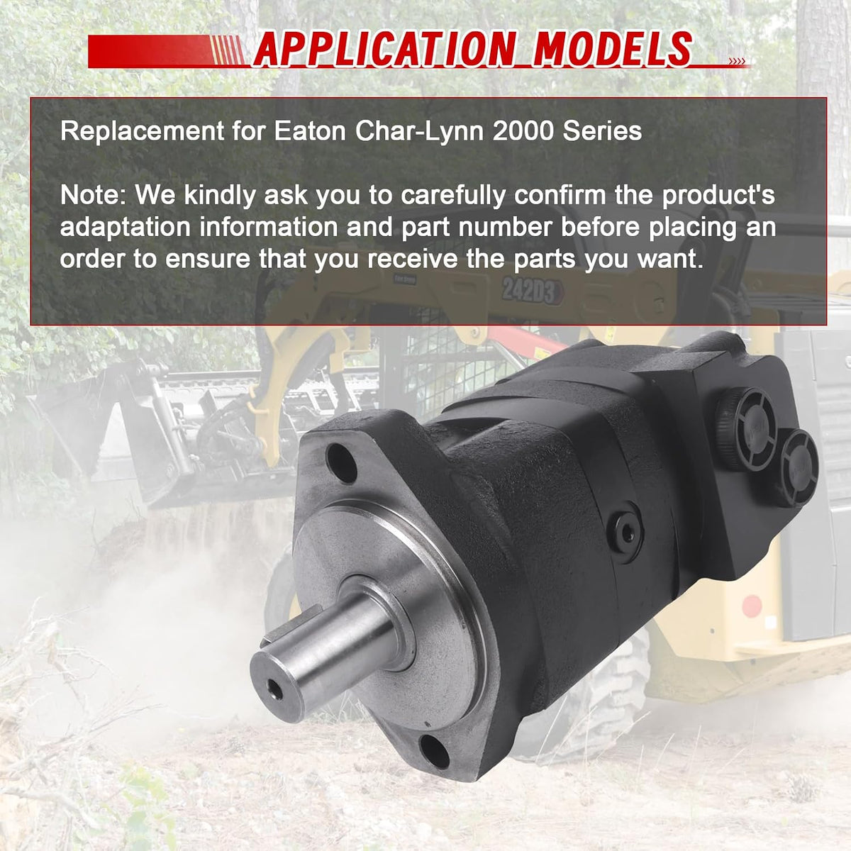 104-1002 104-1002-006 Hydraulic Motor for Eaton Char-Lynn 2000 Series
