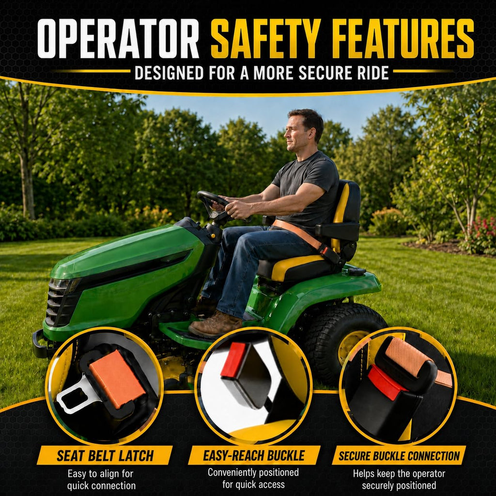 Universal Tractor Lawn Mower Seat Compatible Select John Deere Cub Cadet
