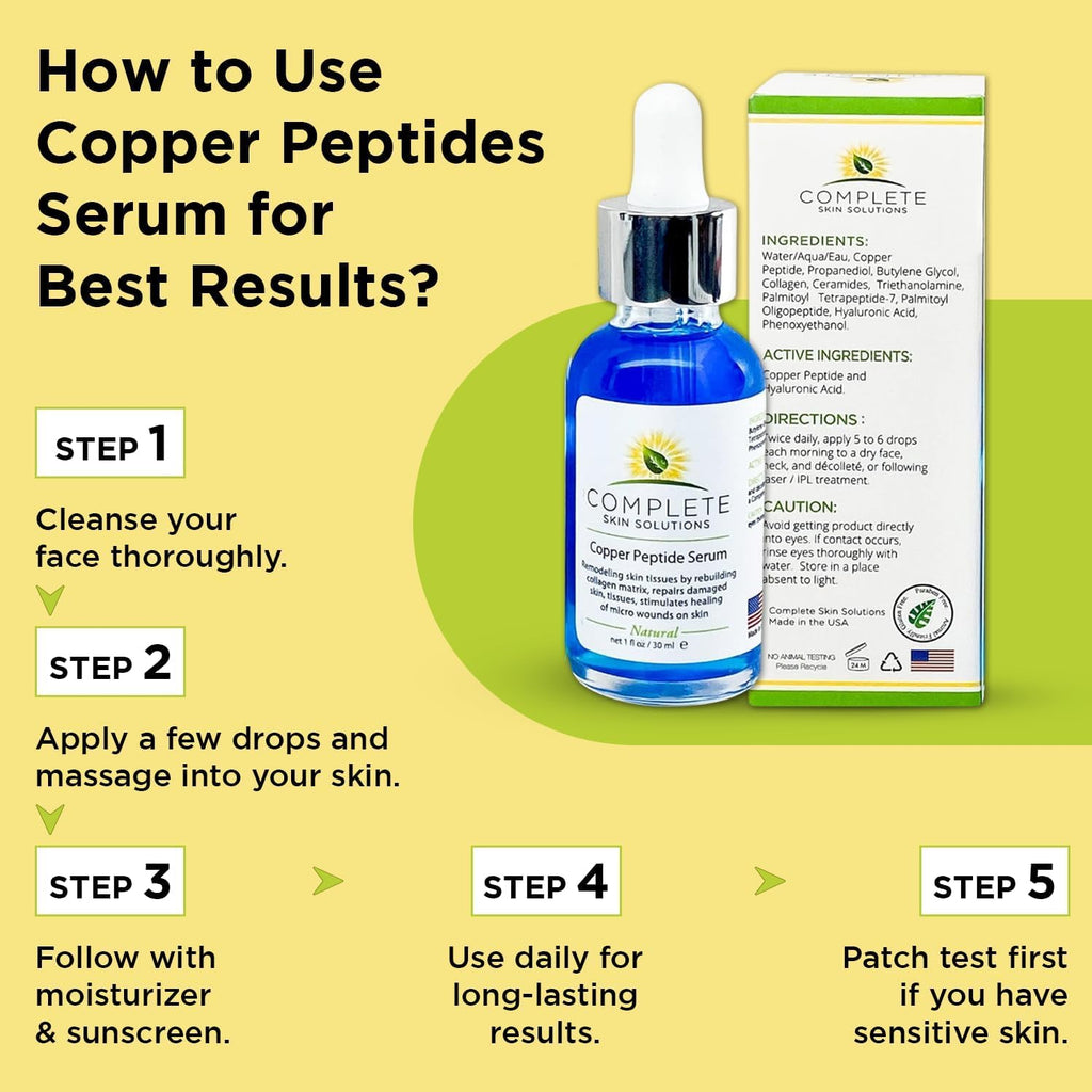 Copper Peptide Face Serum 1oz