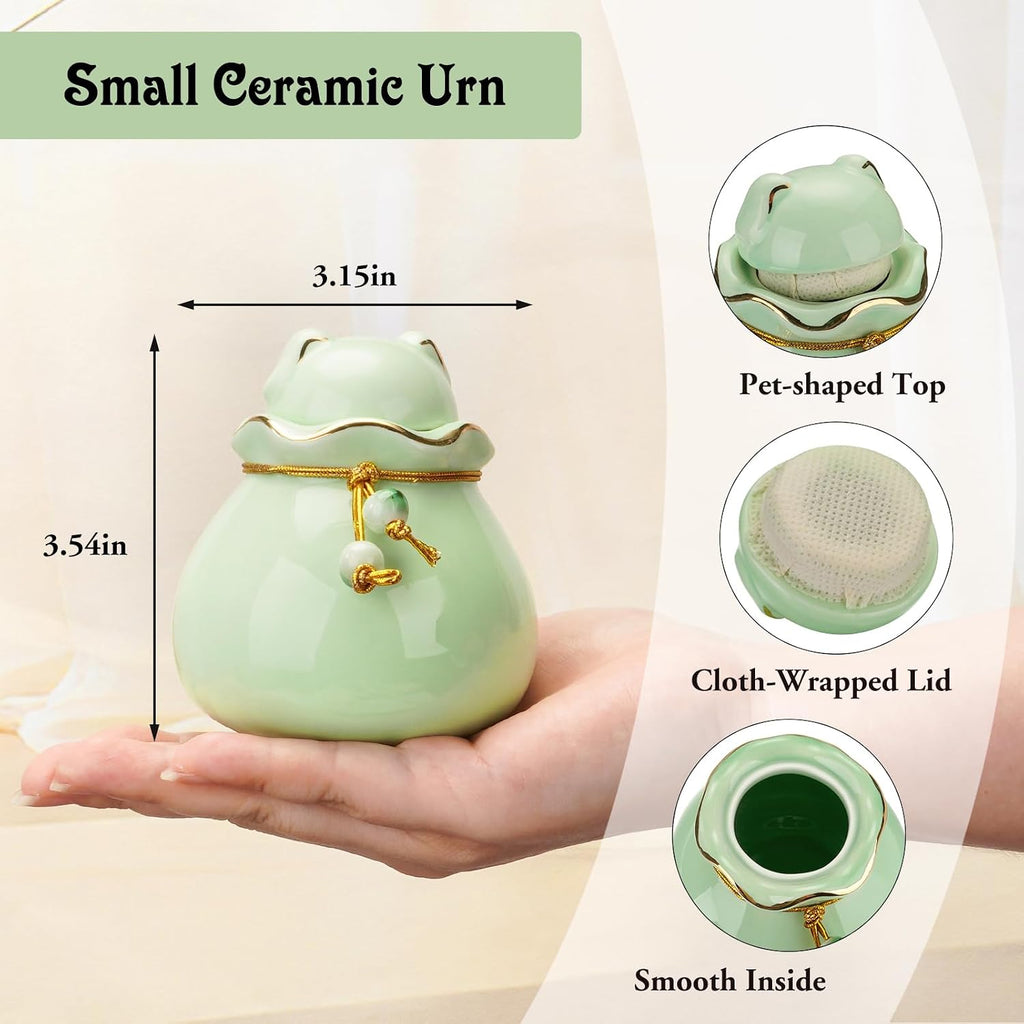 Pet Urn for Dog 3.54" Cat Urn for Ashes Pet Lid Pet Ashes Keepsake
