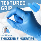 Blue Disposable Nitrile Exam Gloves 200PCS/BOX 3.5mil Food