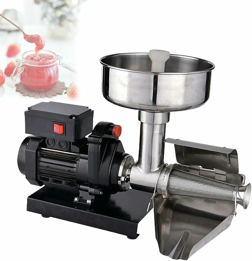Commercial Tomato Strainer Machine, 50 Kg/H, Electric Tomato Press, Food Milling Press Machine