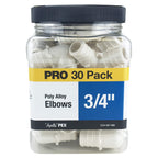 Apollo Valves PXPAE3430JR PEX Barb 90° Elbow, Plastic