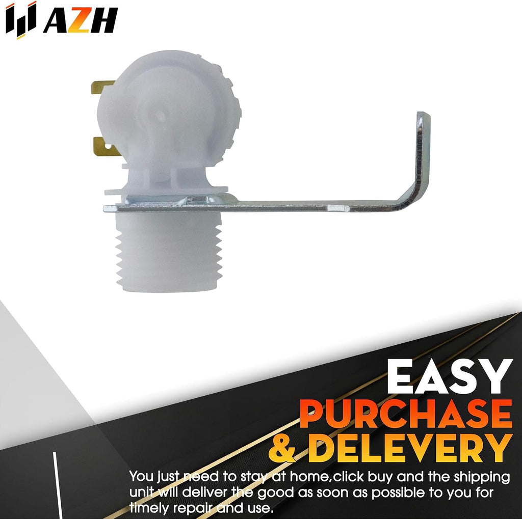 Water Inlet Valve Replacement For Frigidaire FFID2423RS2A FFID2423RS3B FFID2423RS4B FFID2426TB0A FFID2426TD0A FFID2426TD1A FFID2426TD2A FFID2426TS0A FFID2426TS1A FFID2426TS2A FFID2426TW0A Dishwasher