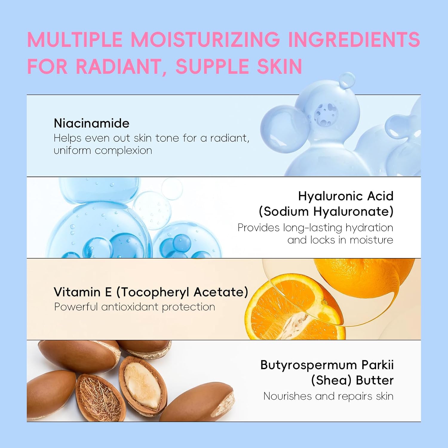 Sakura Collagen Skincare Set - 8-Piece Glass Skin Routine with Cleanser, Toner, Serum, Eye Cream, Moisturizer |