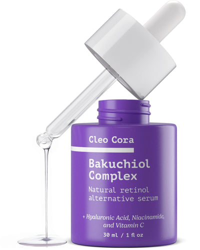 Bakuchiol Retinol Serum - Anti Aging Serum for Face Eyes - Korean Skincare