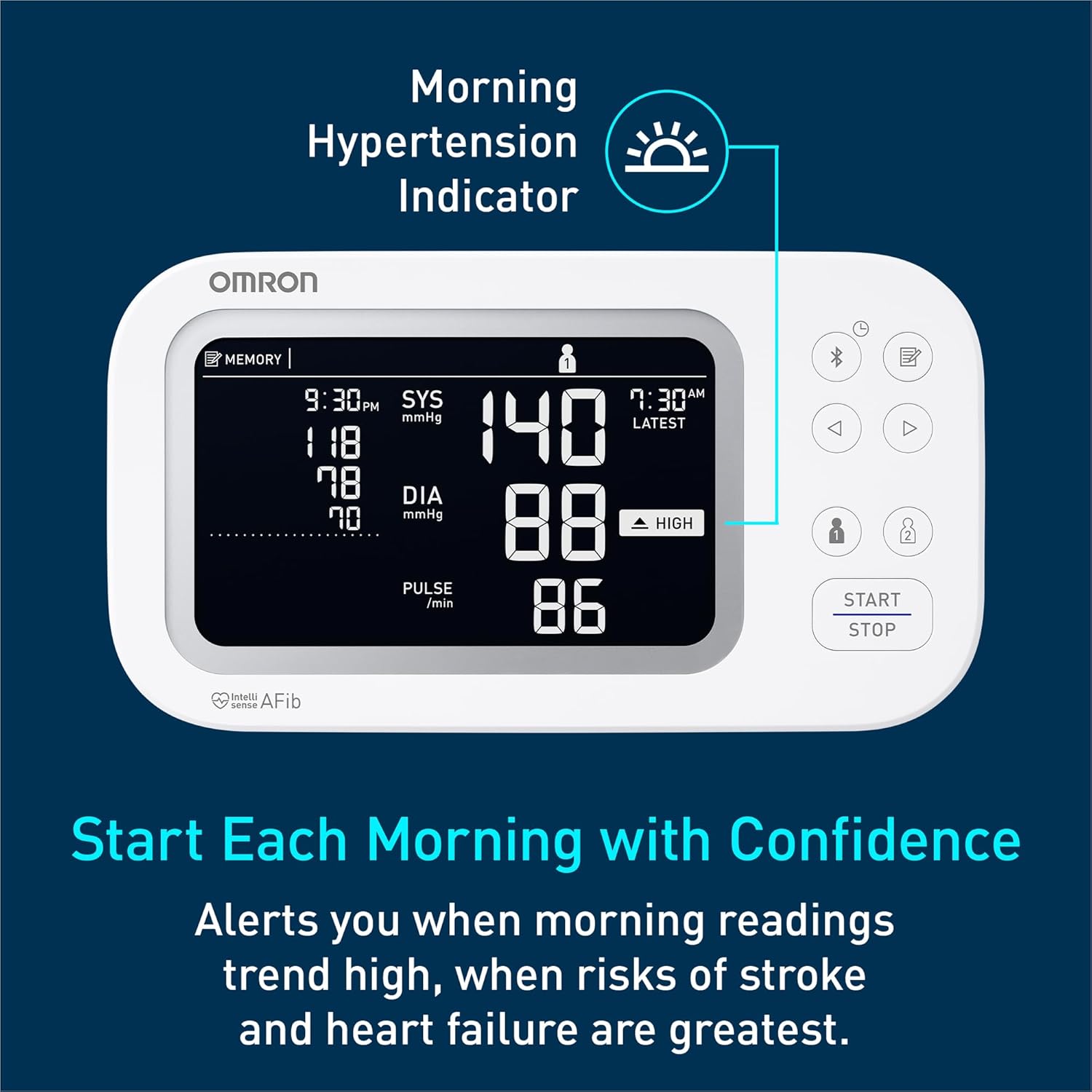 Platinum Blood Pressure Monitor for Home Use & Upper Arm Blood Pressure Cuff - #1 Doctor & Pharmacist Recommended
