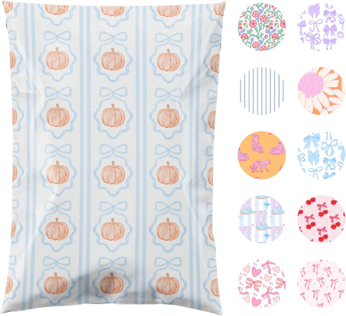 Poly Mailers 14.5x19, Blue Pumpkin, 100 Pack
