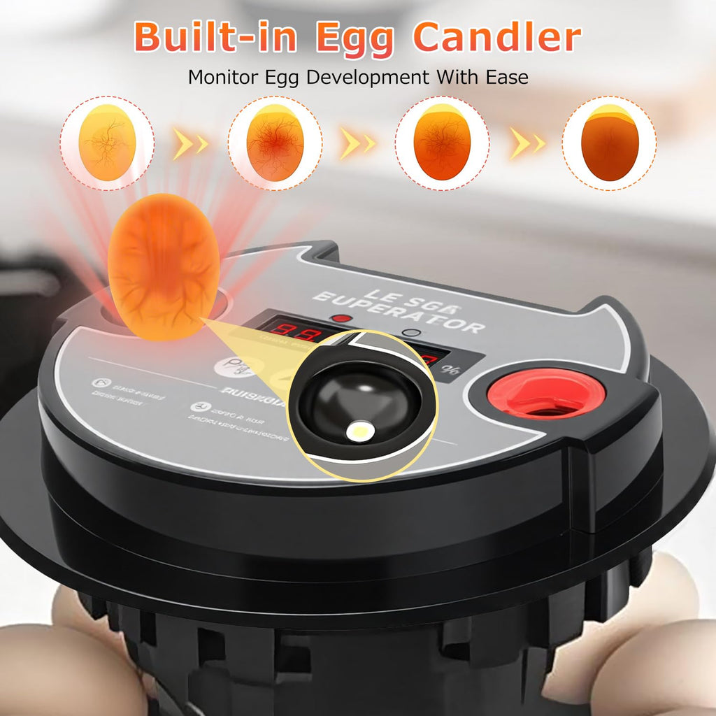 12 Egg Incubators for Hatching Eggs Automatic Egg Incubator with Temperature Control Humidity Control and Display for