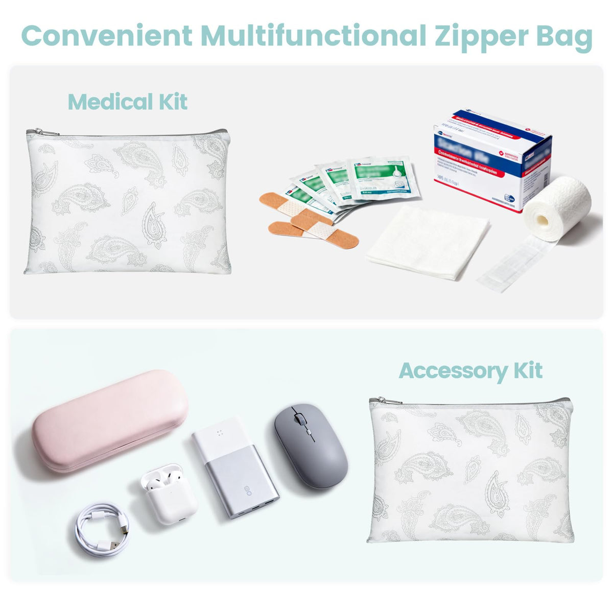 Compression Packing Cubes Travel - White Teardrop-shaped Texture