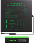 Durable Waterproof Seedling Heat Mat 20" x 20.75" UL & MET-Certified Warm Hydroponic Heating Pad for Germination