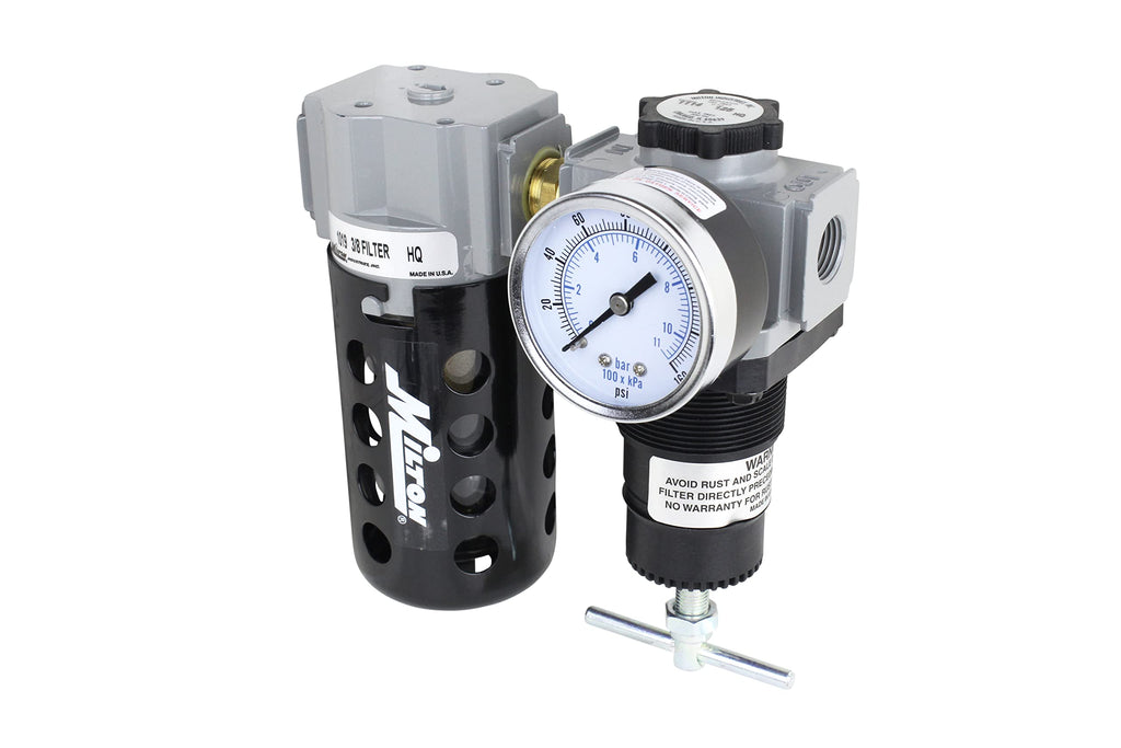 Milton 1107 3/8" Filter and Regulator Duo