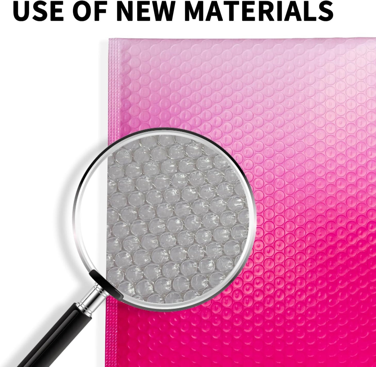 8.5x11 Inch 30 Pack Pink Bubble Mailers, Waterproof Padded Envelopes, Self Seal, Strong Adhesion Bubble Envelopes