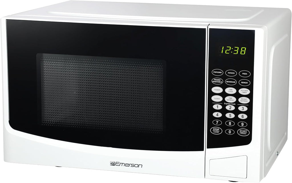 0.9 Cu. Ft. Compact Countertop Microwave Oven with Touch Control, LED Display, 900W, 6 Auto Menus with Removable